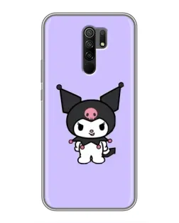 Чохол для Xiaomi Redmi 9 з картинкою «Kuromi — ніжний фіолетовий»