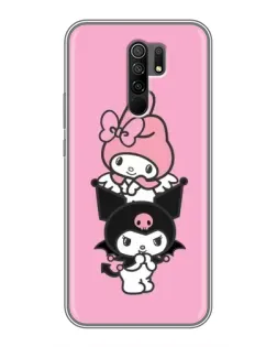 Чохол для Xiaomi Redmi 9 з картинкою «My Melody та Kuromi»