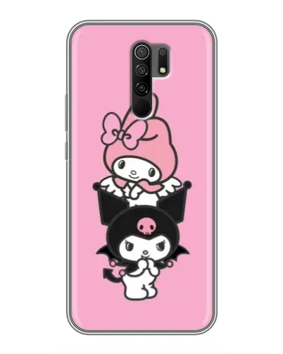 Чехол для Xiaomi Redmi 9 с картинкой «My Melody и Kuromi» Чехол для Xiaomi Redmi 9 с картинкой «My Melody и Kuromi»
