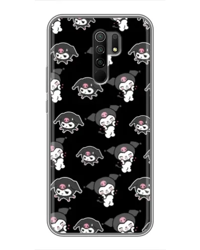 Чехол для Xiaomi Redmi 9 с картинкой «Черный паттерн Kuromi» Чехол для Xiaomi Redmi 9 с картинкой «Черный паттерн Kuromi»