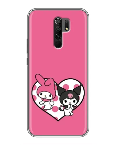 Чехол для Xiaomi Redmi 9 с картинкой «Kuromi и My Melody» Чехол для Xiaomi Redmi 9 с картинкой «Kuromi и My Melody»
