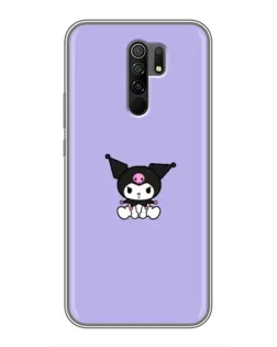 Чохол для Xiaomi Redmi 9 з картинкою «Kuromi — фіолетовий мінімалізм»