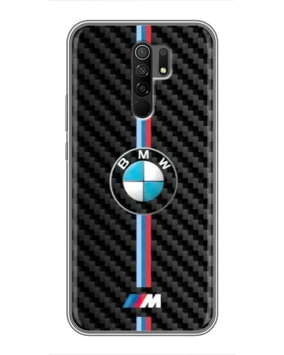 Чехол для Xiaomi Redmi 9 с картинкой «Эмблема BMW и карбон» Чехол для Xiaomi Redmi 9 с картинкой «Эмблема BMW и карбон»