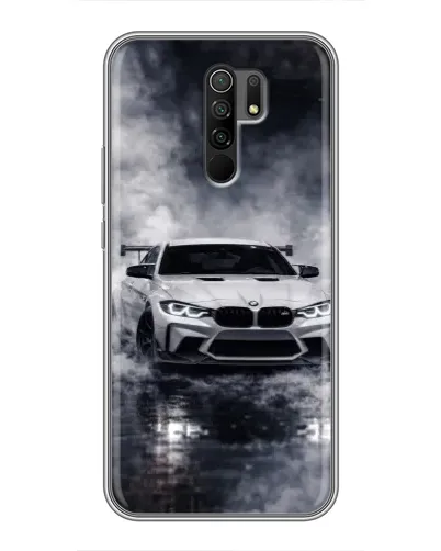 Чехол для Xiaomi Redmi 9 с картинкой «BMW сквозь туман» Чехол для Xiaomi Redmi 9 с картинкой «BMW сквозь туман»