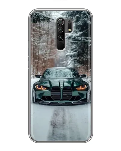 Чехол для Xiaomi Redmi 9 с картинкой «BMW в зимнем лесу» Чехол для Xiaomi Redmi 9 с картинкой «BMW в зимнем лесу»