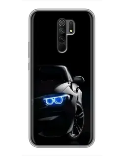 Чехол для Xiaomi Redmi 9 с картинкой «BMW — ночной взгляд» Чехол для Xiaomi Redmi 9 с картинкой «BMW — ночной взгляд»