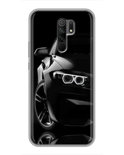 Чехол для Xiaomi Redmi 9 с картинкой «Черная BMW — профиль» Чехол для Xiaomi Redmi 9 с картинкой «Черная BMW — профиль»