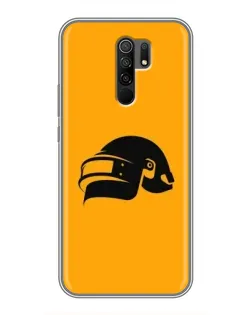 Чехол для Xiaomi Redmi 9 с картинкой «PUBG — золотой шлем»