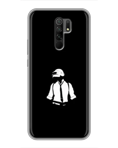 Чехол для Xiaomi Redmi 9 с картинкой «PUBG — белый шлем» Чехол для Xiaomi Redmi 9 с картинкой «PUBG — белый шлем»