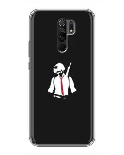Чехол для Xiaomi Redmi 9 с картинкой «PUBG — силуэт воина» Чехол для Xiaomi Redmi 9 с картинкой «PUBG — силуэт воина»