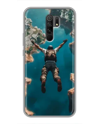 Чехол для Xiaomi Redmi 9 с картинкой «PUBG — свободное падение» Чехол для Xiaomi Redmi 9 с картинкой «PUBG — свободное падение»