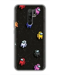 Чохол для Xiaomi Redmi 9 з картинкою «Космічний патерн Among Us» Чохол для Xiaomi Redmi 9 з картинкою «Космічний патерн Among Us»