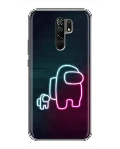 Чехол для Xiaomi Redmi 9 с картинкой «Among Us неон-арт» Чехол для Xiaomi Redmi 9 с картинкой «Among Us неон-арт»