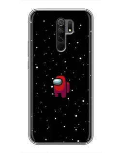 Чехол для Xiaomi Redmi 9 с картинкой «Красный Among Us»