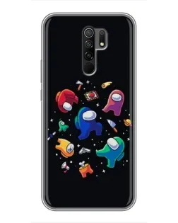 Чехол для Xiaomi Redmi 9 с картинкой «Among Us космос»