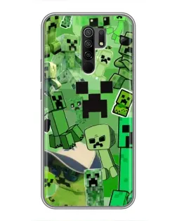 Чохол для Xiaomi Redmi 9 з картинкою «Кріпери Minecraft» Чохол для Xiaomi Redmi 9 з картинкою «Кріпери Minecraft»