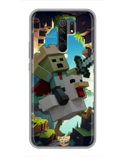 Чохол для Xiaomi Redmi 9 з картинкою «Стів та гусь»