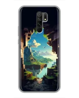 Чохол для Xiaomi Redmi 9 з картинкою «Вид з печери»