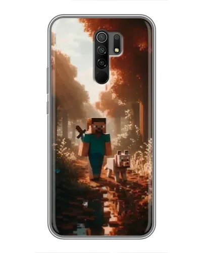 Чохол для Xiaomi Redmi 9 з картинкою «Стів у лісі»