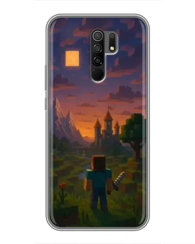 Чохол для Xiaomi Redmi 9 з картинкою «Стів біля вежі»