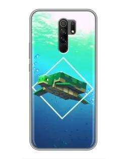 Чехол для Xiaomi Redmi 9 с картинкой «Черепаха Minecraft» Чехол для Xiaomi Redmi 9 с картинкой «Черепаха Minecraft»