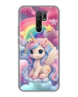 Чехол для Xiaomi Redmi 9 с картинкой «Маленький единорог»