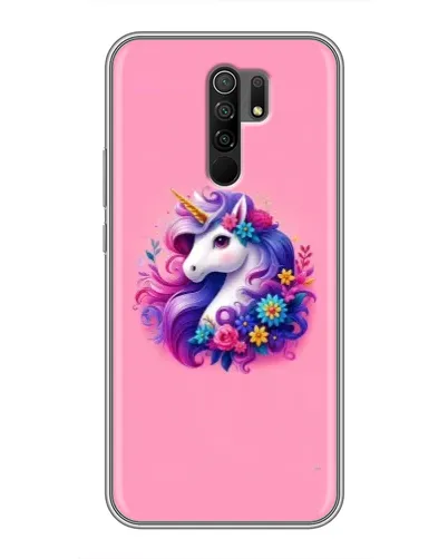 Чехол для Xiaomi Redmi 9 с картинкой «Сказочный единорог»