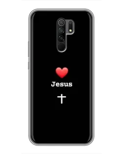 Чохол для Xiaomi Redmi 9 з картинкою «Серце - Jesus» Чохол для Xiaomi Redmi 9 з картинкою «Серце - Jesus»