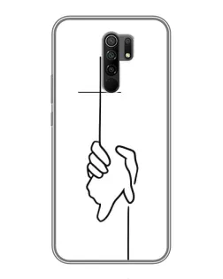 Чохол для Xiaomi Redmi 9 з картинкою «Рука тримає» Чохол для Xiaomi Redmi 9 з картинкою «Рука тримає»