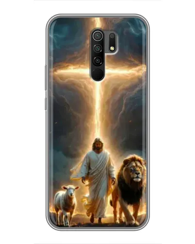 Чехол для Xiaomi Redmi 9 с картинкой «Лев Иуды и Свет» Чехол для Xiaomi Redmi 9 с картинкой «Лев Иуды и Свет»