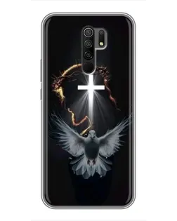 Чехол для Xiaomi Redmi 9 с картинкой «Голубь и Свет»