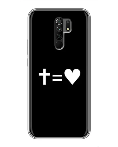 Чехол для Xiaomi Redmi 9 с картинкой «Крест и Сердце» Чехол для Xiaomi Redmi 9 с картинкой «Крест и Сердце»