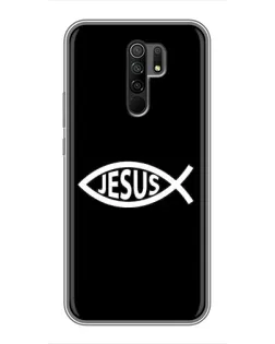 Чехол для Xiaomi Redmi 9 с картинкой «Классический Jesus»