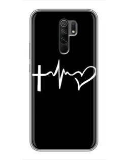 Чехол для Xiaomi Redmi 9 с картинкой «Пульс веры»