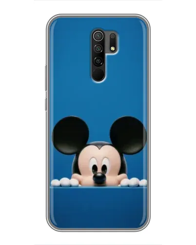 Чехол для Xiaomi Redmi 9 с картинкой «Микки выглядывает»