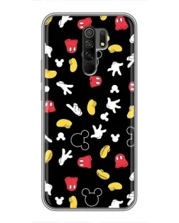 Чехол для Xiaomi Redmi 9 с картинкой «Графический принт лапок»