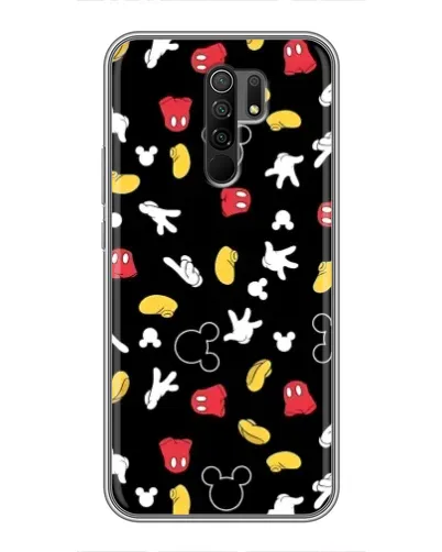 Чехол для Xiaomi Redmi 9 с картинкой «Графический принт лапок»