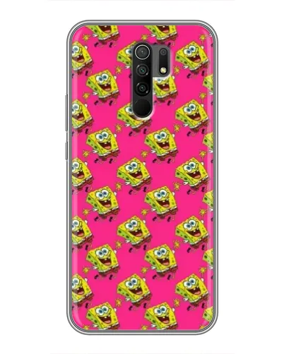 Чехол для Xiaomi Redmi 9 с картинкой «Розовый паттерн»