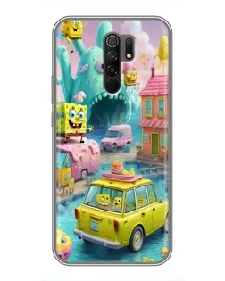Чехол для Xiaomi Redmi 9 с картинкой «Монстр-трак приключения»