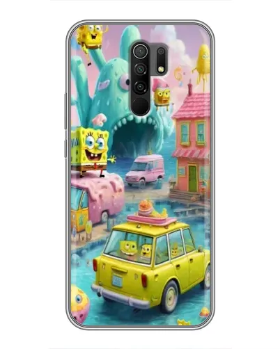 Чехол для Xiaomi Redmi 9 с картинкой «Монстр-трак приключения»