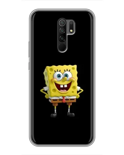 Чехол для Xiaomi Redmi 9 с картинкой «Классический Губка Боб»
