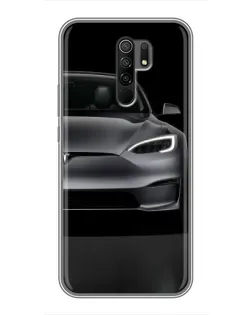 Чехол для Xiaomi Redmi 9 с картинкой «Tesla Model S Look»