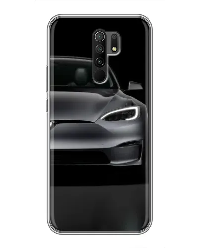 Чехол для Xiaomi Redmi 9 с картинкой «Tesla Model S Look»