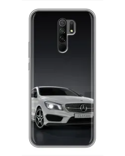 Чехол для Xiaomi Redmi 9 с картинкой «Mercedes AMG GT Silver»