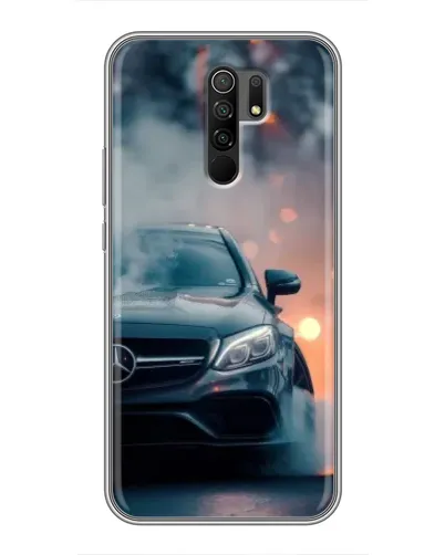 Чехол для Xiaomi Redmi 9 с картинкой «Mercedes — ночной город» Чехол для Xiaomi Redmi 9 с картинкой «Mercedes — ночной город»