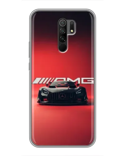 Чехол для Xiaomi Redmi 9 с картинкой «Mercedes AMG — красная линия» Чехол для Xiaomi Redmi 9 с картинкой «Mercedes AMG — красная линия»