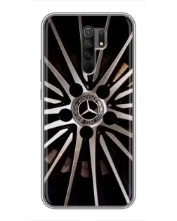Чехол для Xiaomi Redmi 9 с картинкой «Диск Mercedes»