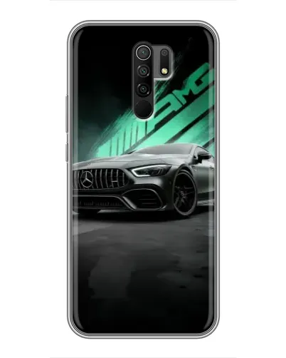 Чехол для Xiaomi Redmi 9 с картинкой «Темный Mercedes AMG» Чехол для Xiaomi Redmi 9 с картинкой «Темный Mercedes AMG»