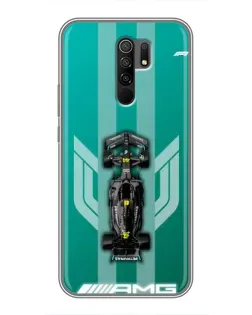 Чехол для Xiaomi Redmi 9 с картинкой «Mercedes AMG Petronas»