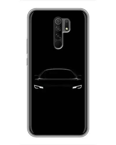 Чехол для Xiaomi Redmi 9 с картинкой «Взгляд Audi в темноте»